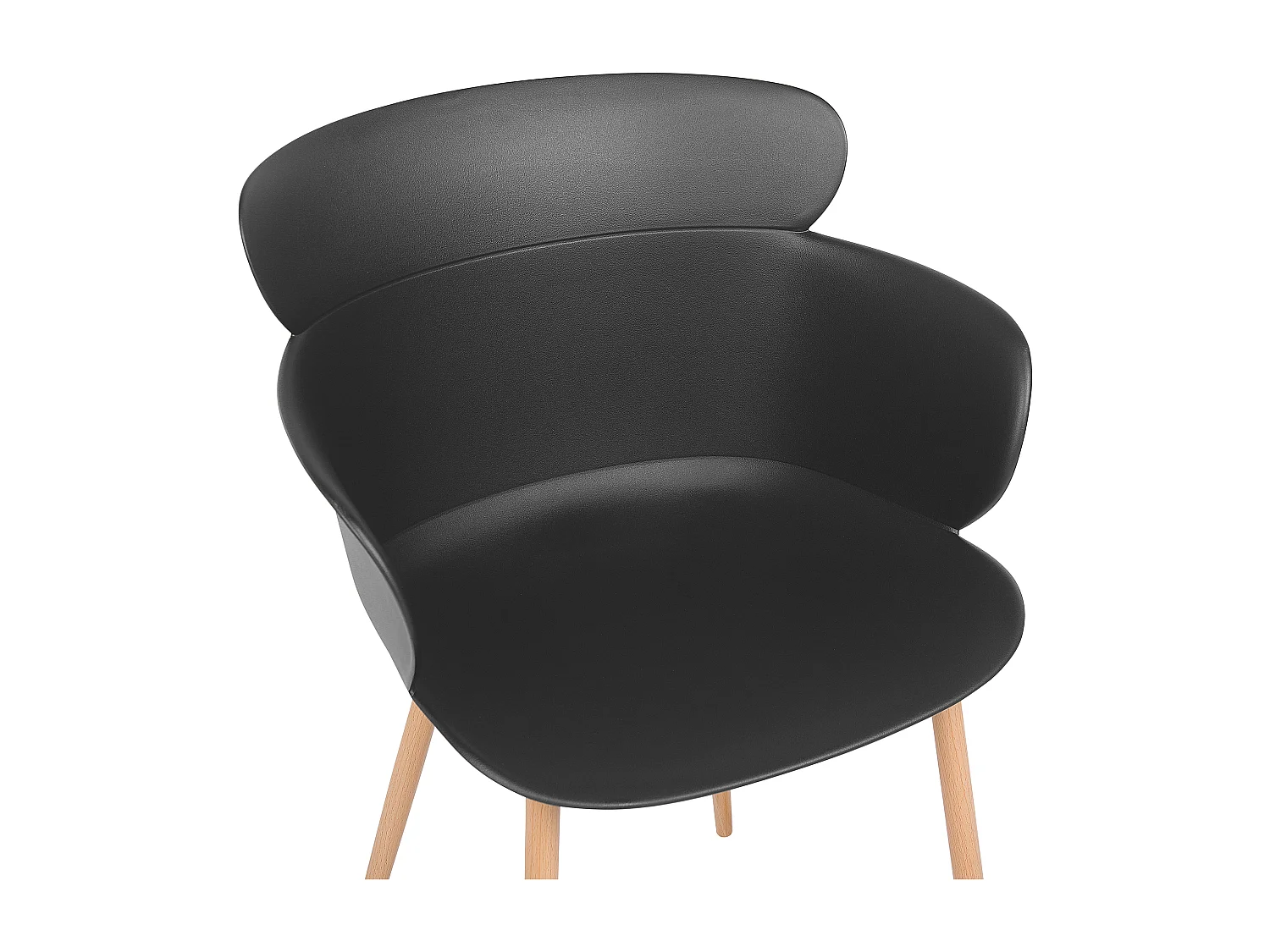 Lot de 2 chaises de salle à manger SUMKLEY Noir