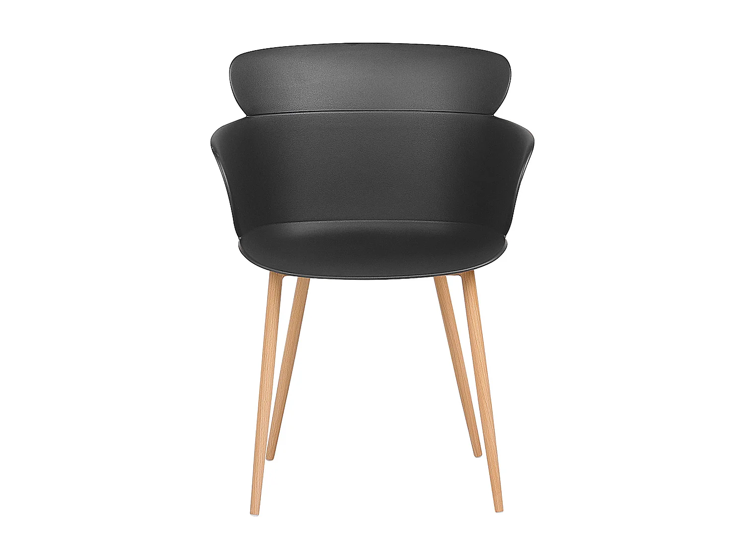 Lot de 2 chaises de salle à manger SUMKLEY Noir