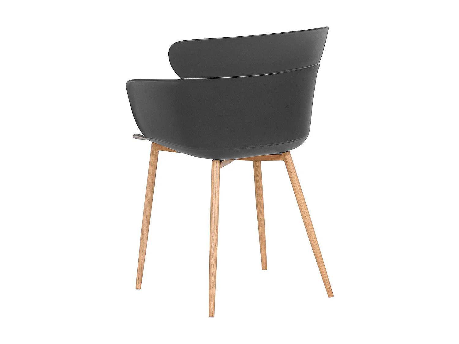 Lot de 2 chaises de salle à manger SUMKLEY Noir