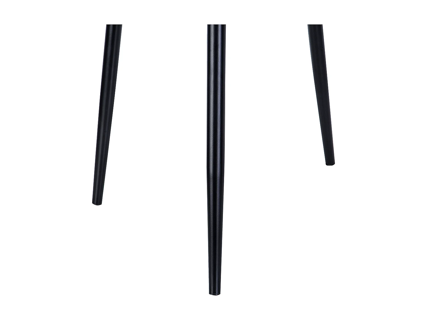 Conjunto de 2 cadeiras de jantar MARIBEL Pele sintética Castanho escuro