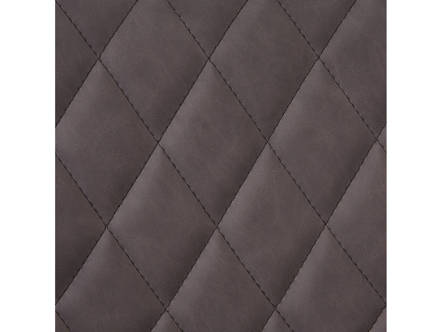 Set van 2 eetkamerstoelen MARIBEL Kunstleer Donkerbruin