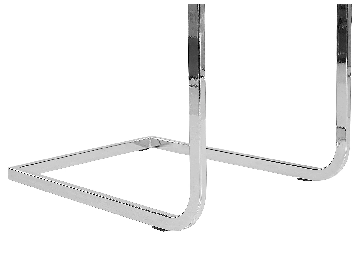 Lot de 2 chaises de cuisine en velours noir ROCKFORD