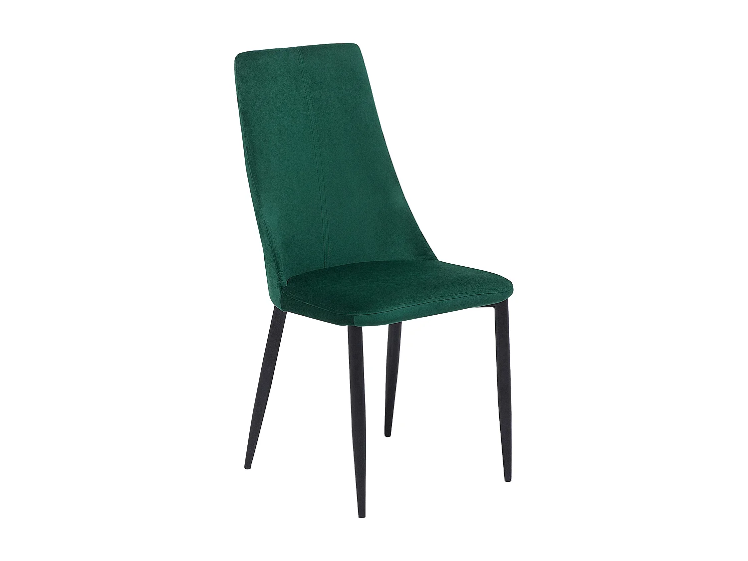 Set van 2 eetkamerstoelen CLAYTON Fluweel Smaragdgroen