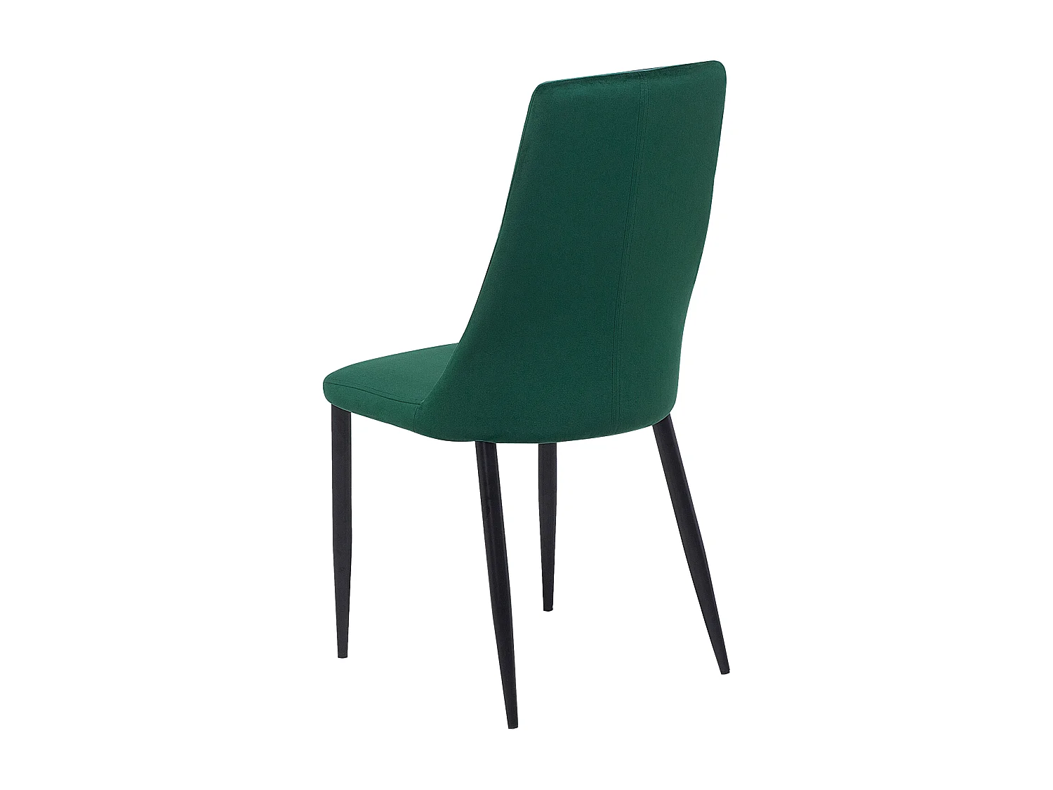 Set van 2 eetkamerstoelen CLAYTON Fluweel Smaragdgroen