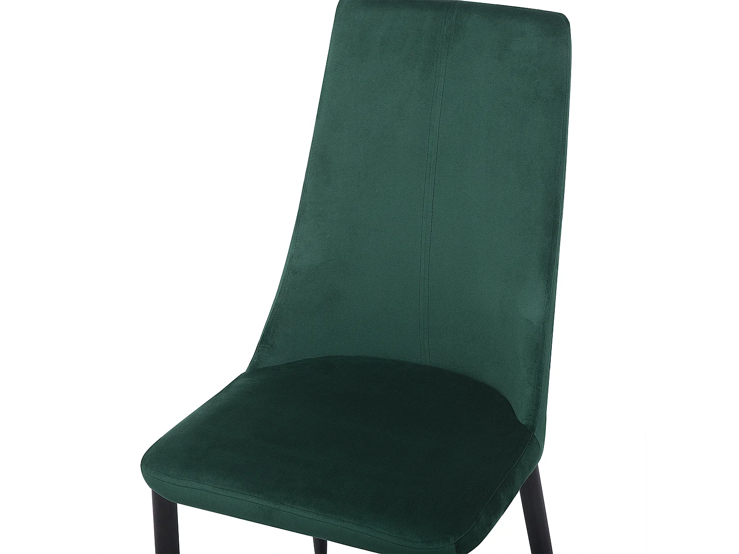 Set van 2 eetkamerstoelen CLAYTON Fluweel Smaragdgroen