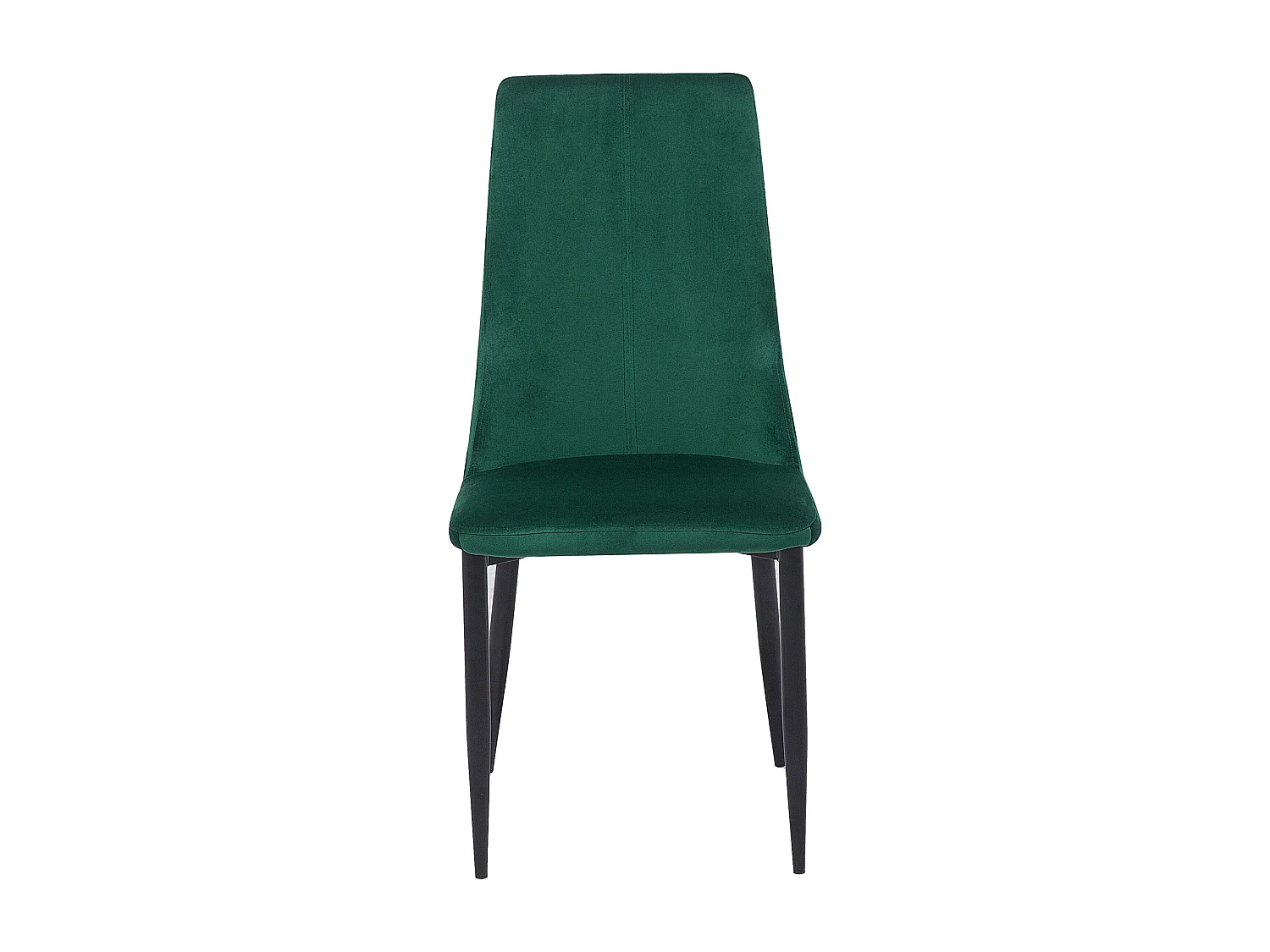 Set van 2 eetkamerstoelen CLAYTON Fluweel Smaragdgroen
