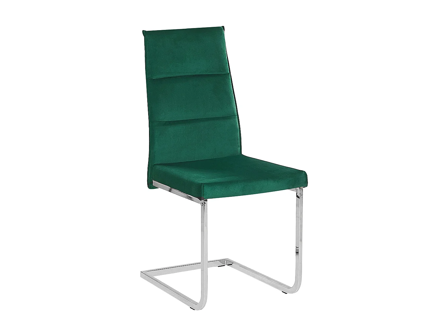 Lot de 2 chaises de salle à manger ROCKFORD Velours Vert