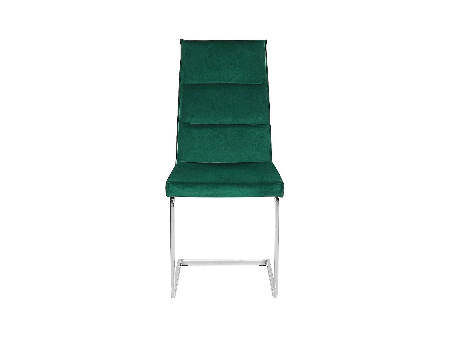 Set van 2 eetkamerstoelen ROCKFORD Fluweel Groen