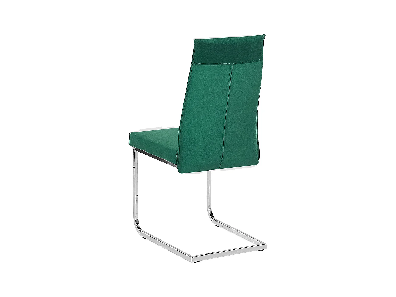 Set van 2 eetkamerstoelen ROCKFORD Fluweel Groen