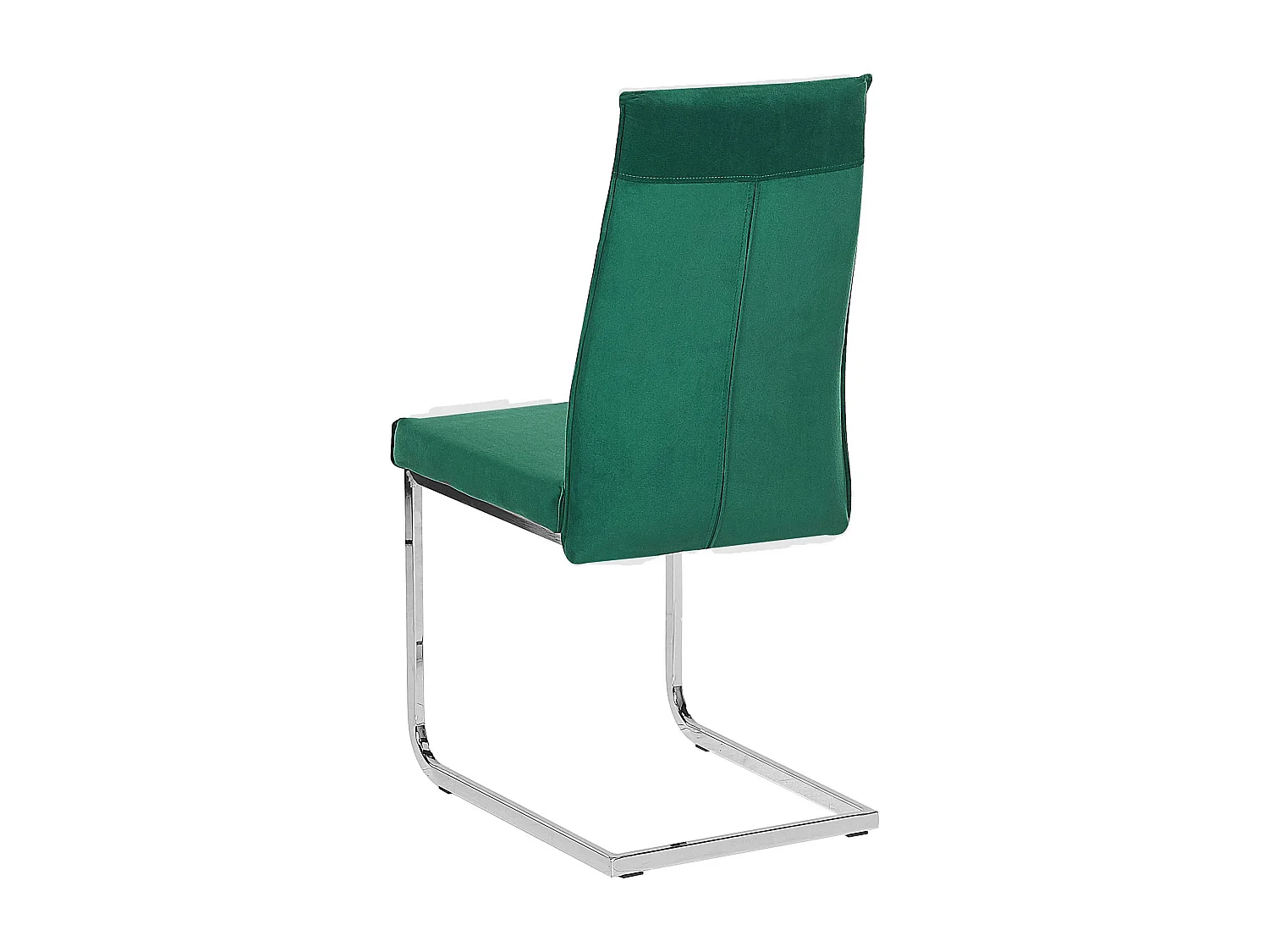 Set van 2 eetkamerstoelen ROCKFORD Fluweel Groen
