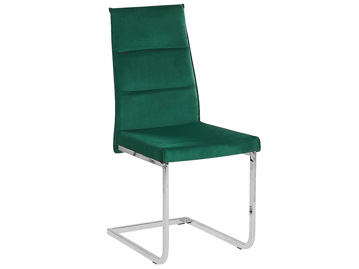 Set van 2 eetkamerstoelen ROCKFORD Fluweel Groen