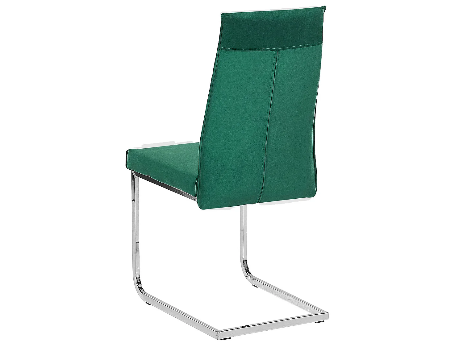 Set van 2 eetkamerstoelen ROCKFORD Fluweel Groen