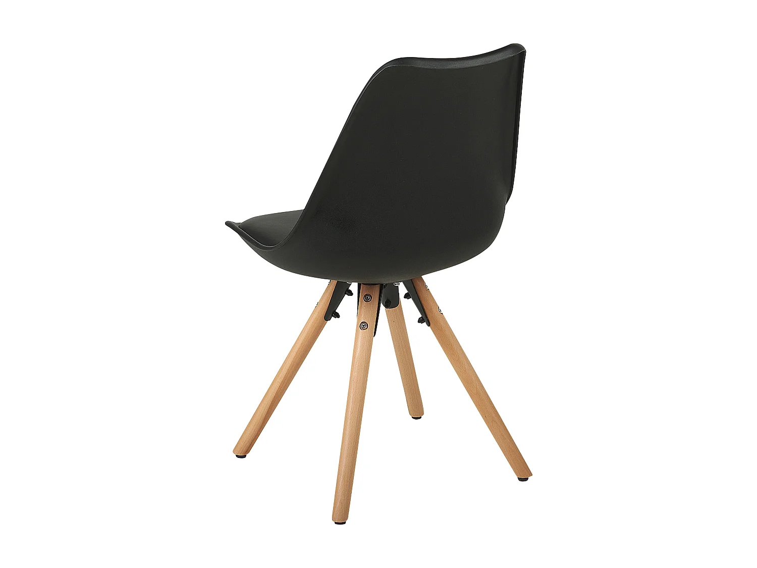 Set van 2 eetkamerstoelen DAKOTA Zwart