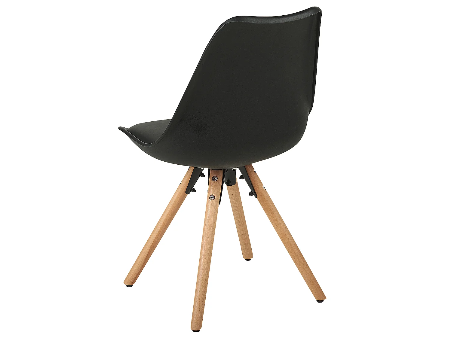 Set van 2 eetkamerstoelen DAKOTA Zwart