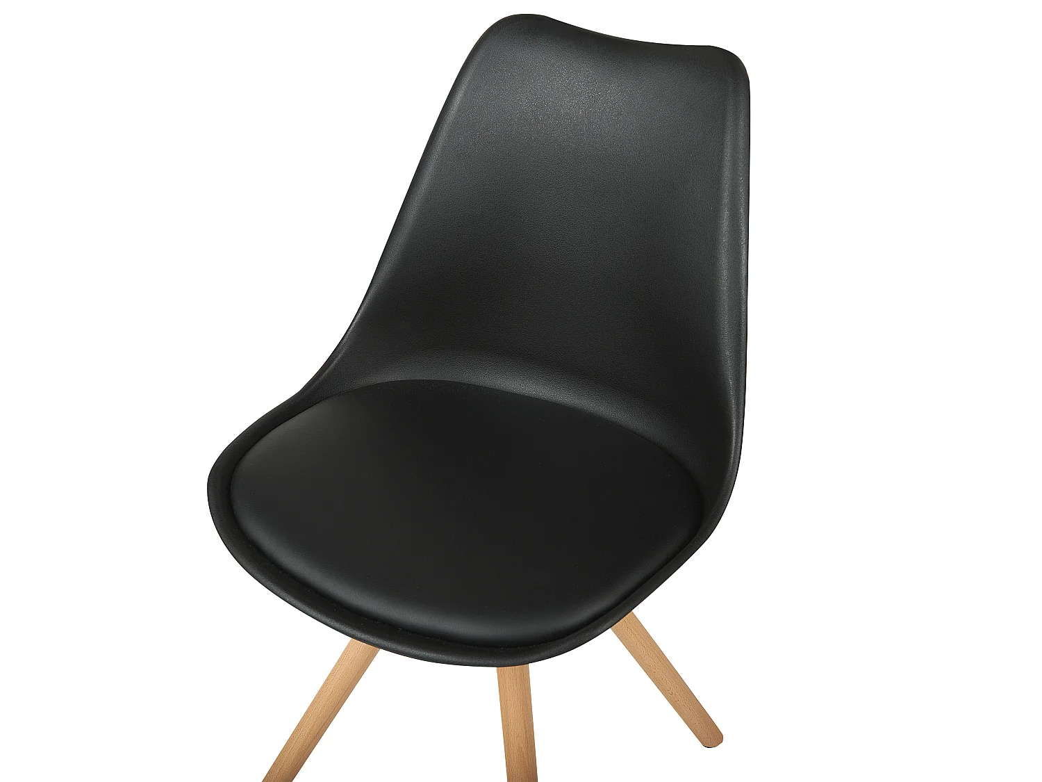 Set van 2 eetkamerstoelen DAKOTA Zwart