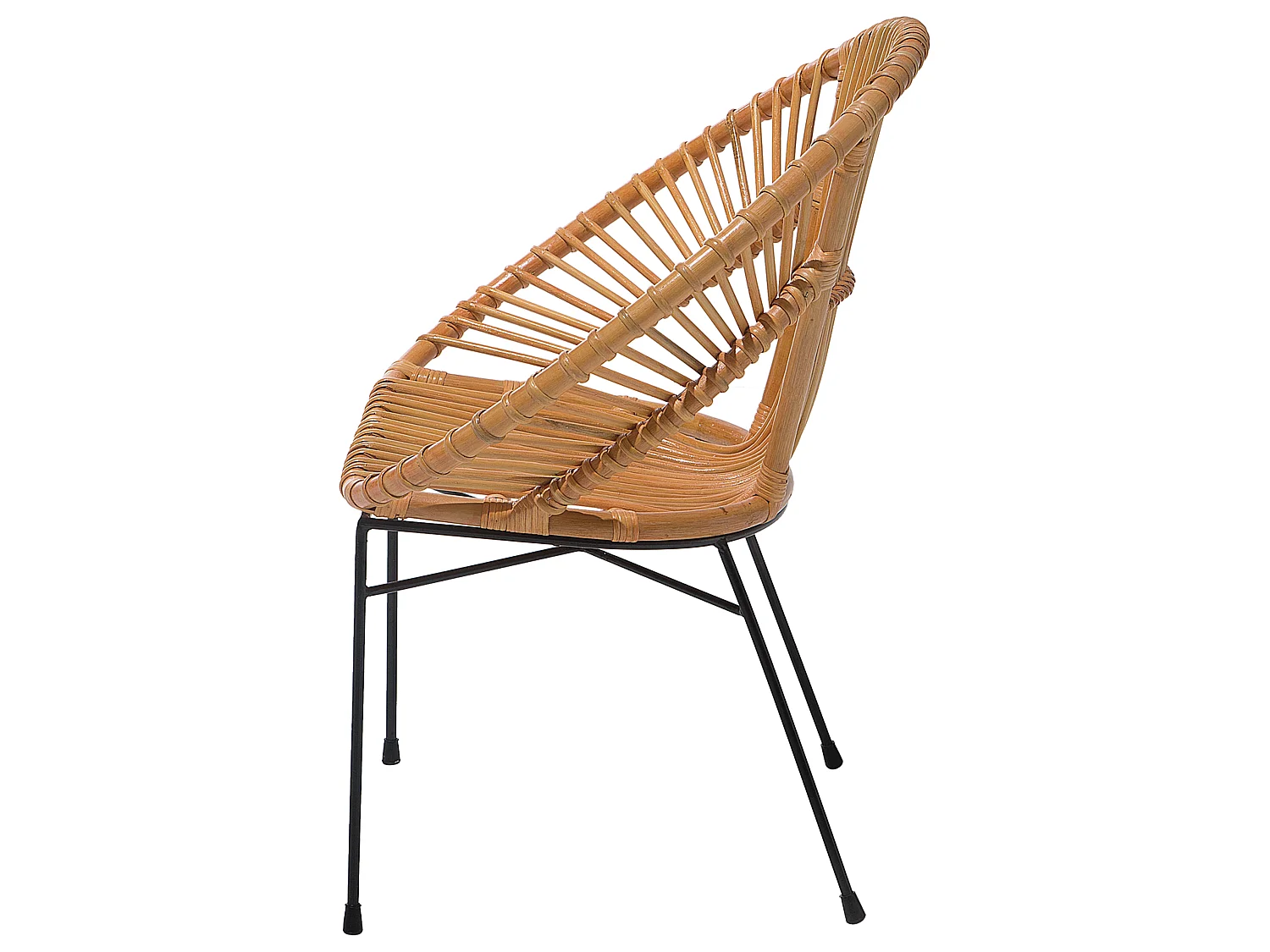 Chaise de salle à manger SARITA Rotin Naturel