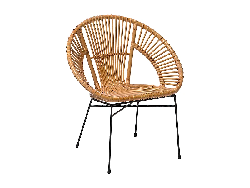 Cadeira de jantar SARITA Rattan Natural