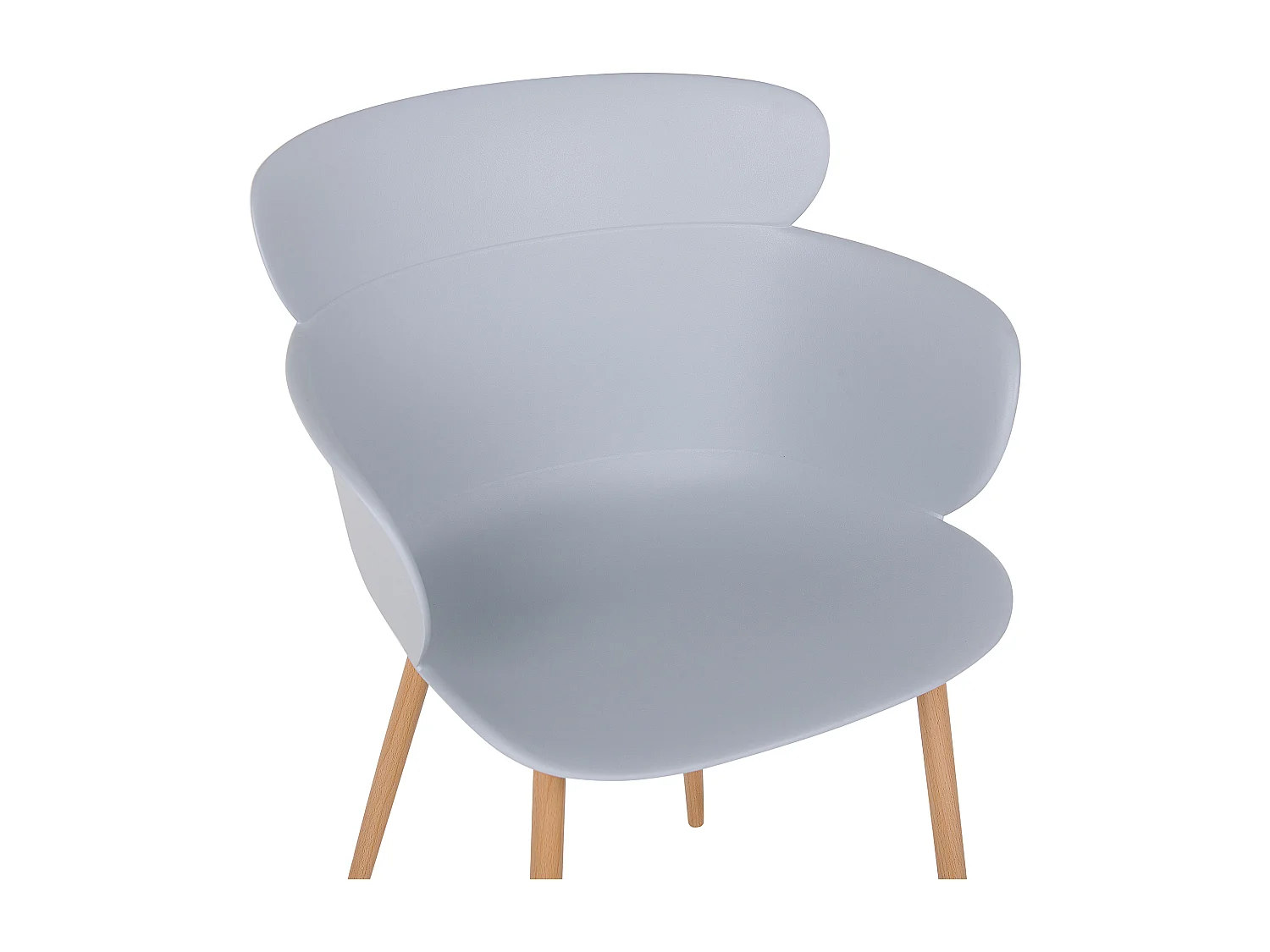 Set van 2 eetkamerstoelen SUMKLEY Lichtgrijs