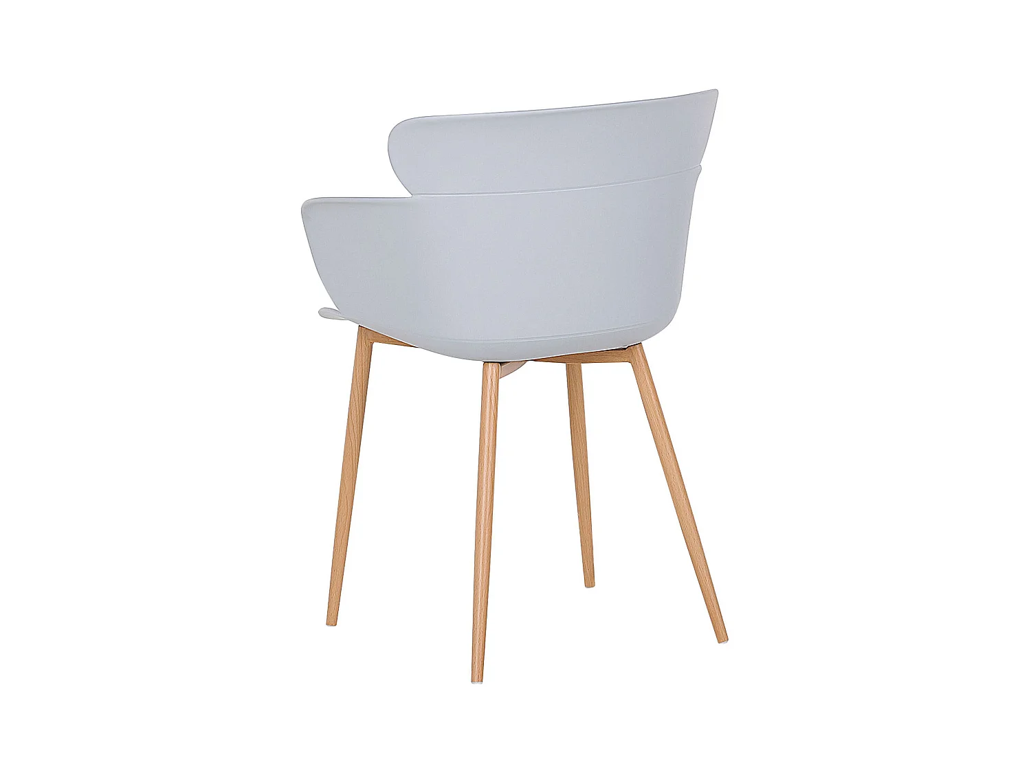 Lot de 2 chaises de salle à manger SUMKLEY Gris clair