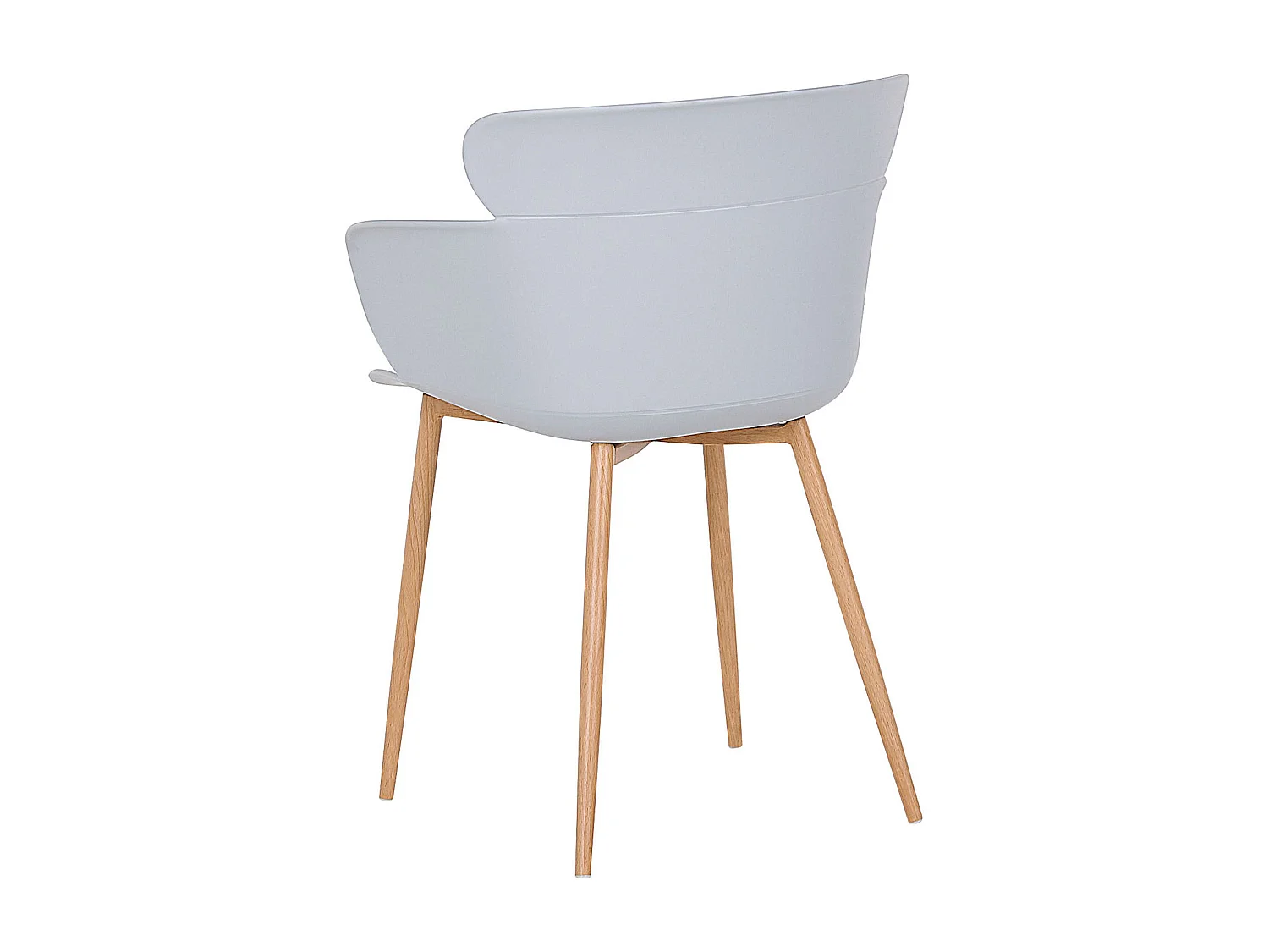 Lot de 2 chaises de salle à manger SUMKLEY Gris clair