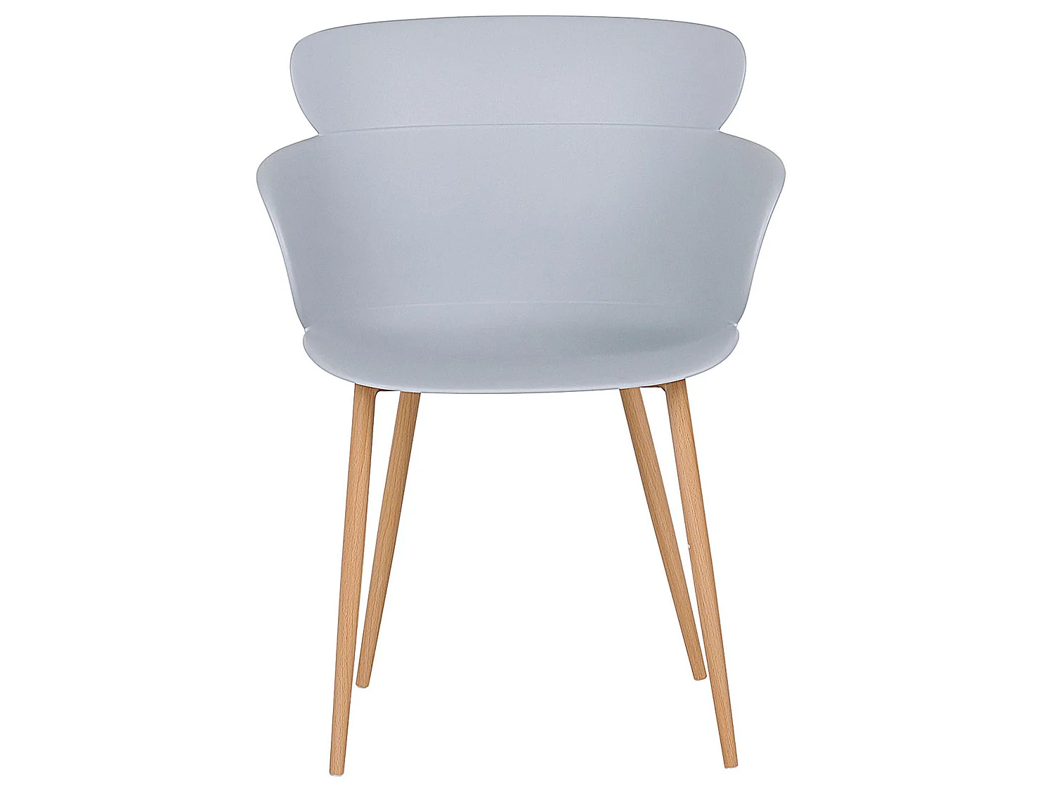 Set van 2 eetkamerstoelen SUMKLEY Lichtgrijs