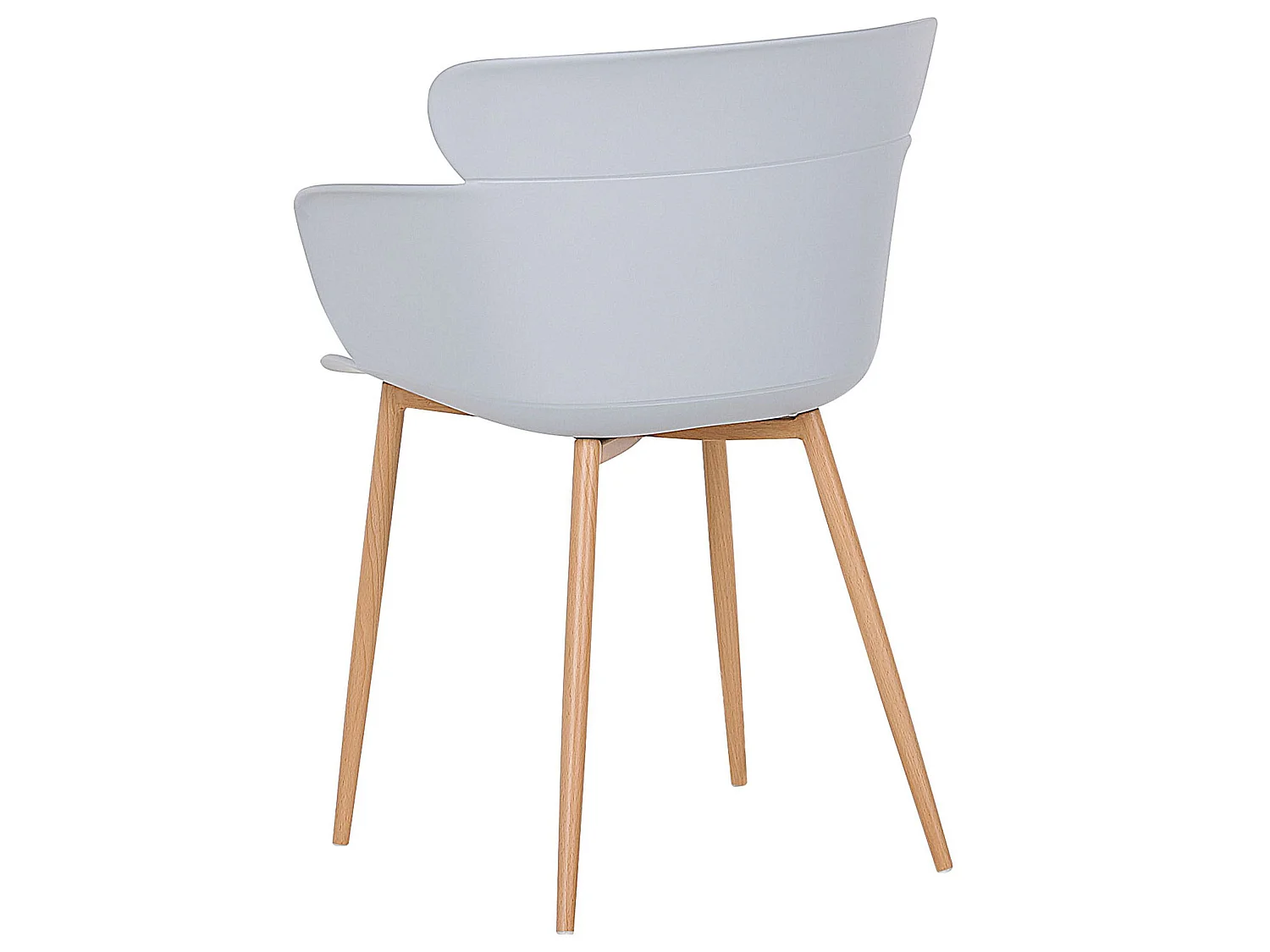 Set van 2 eetkamerstoelen SUMKLEY Lichtgrijs