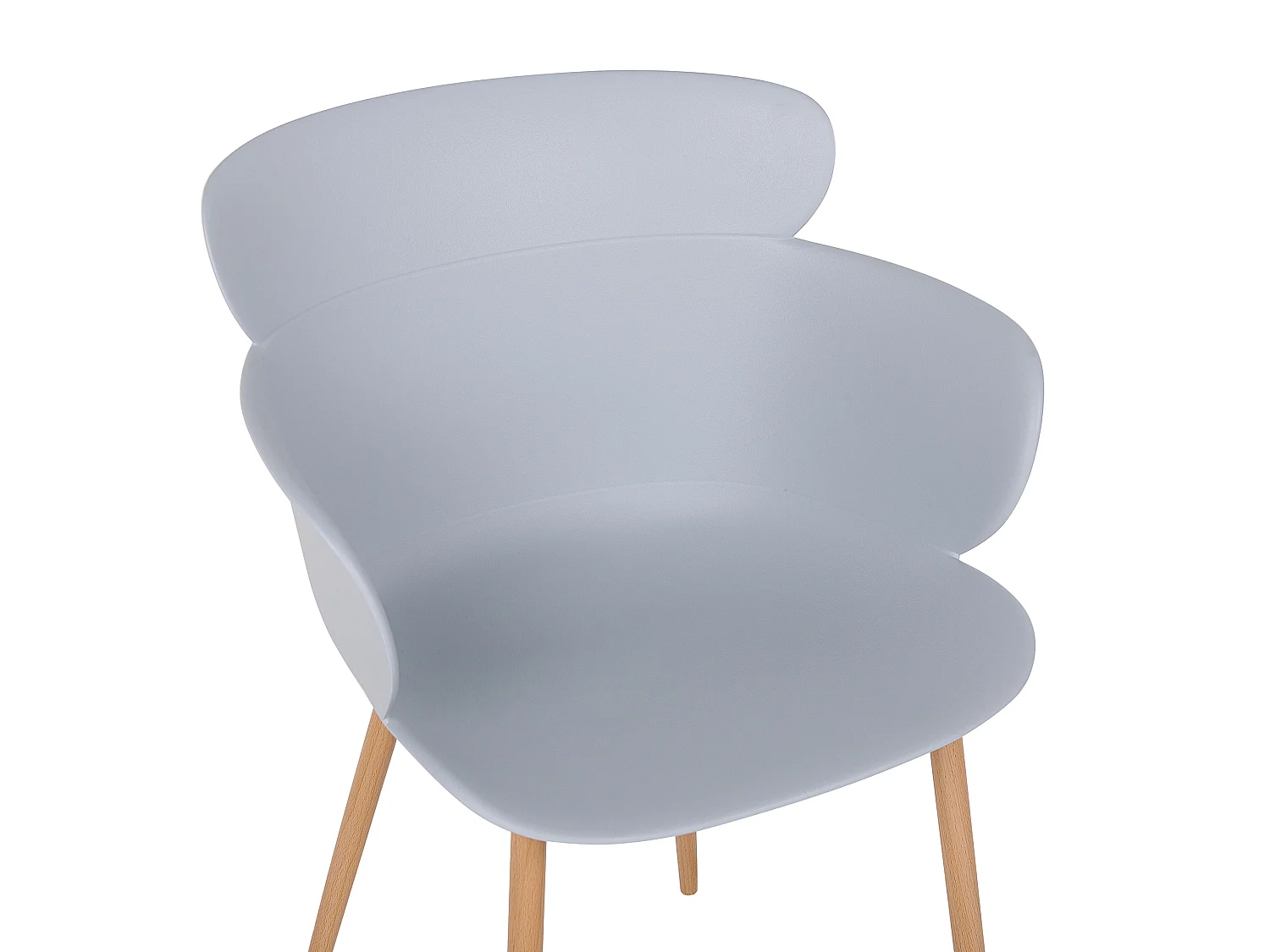 Set van 2 eetkamerstoelen SUMKLEY Lichtgrijs