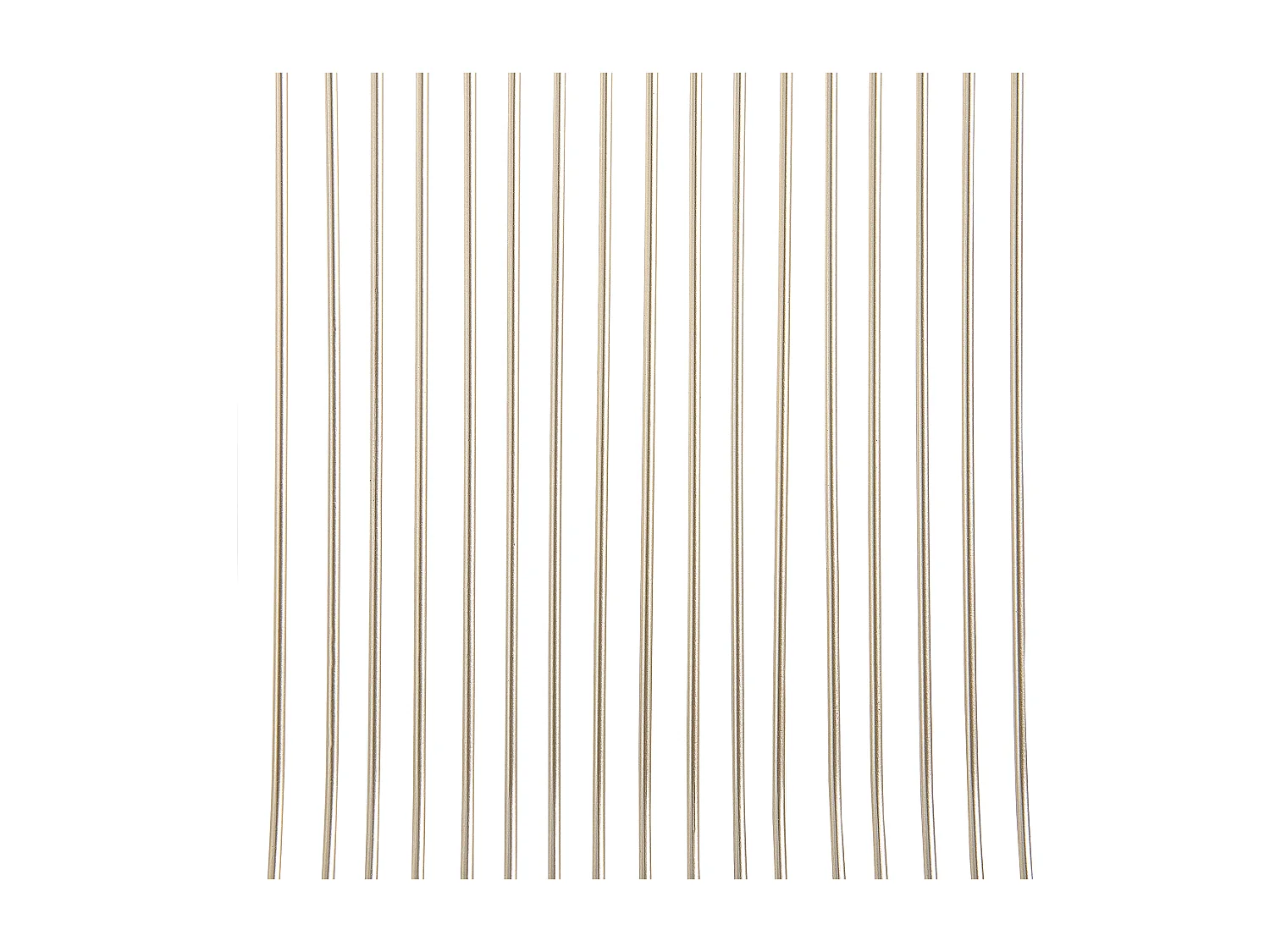 Lot de 2 chaises de salle à manger AURORA Métal Doré