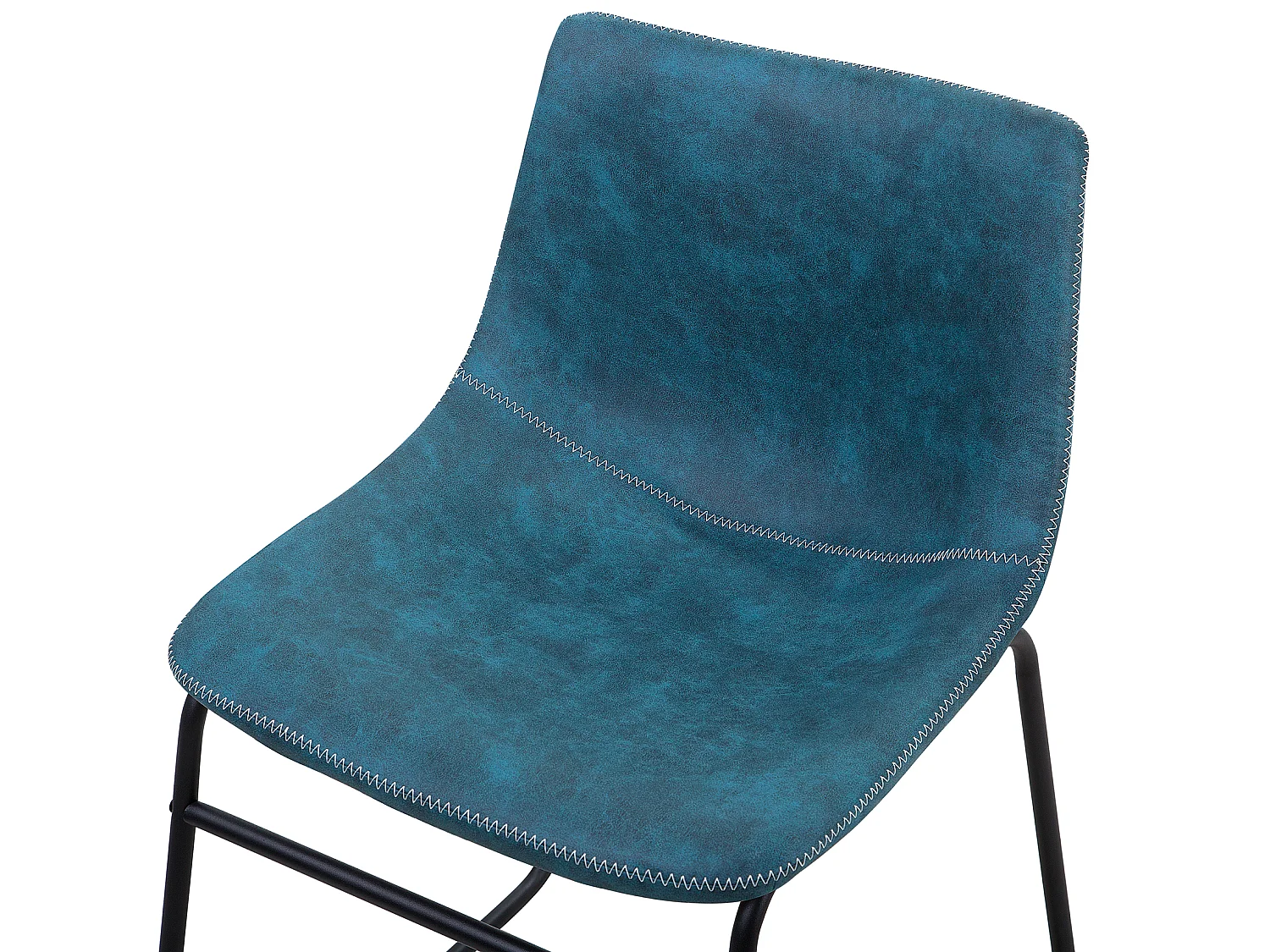 Bequeme und stilvolle Stühle im Retro-Design 2er Set blau Batavia