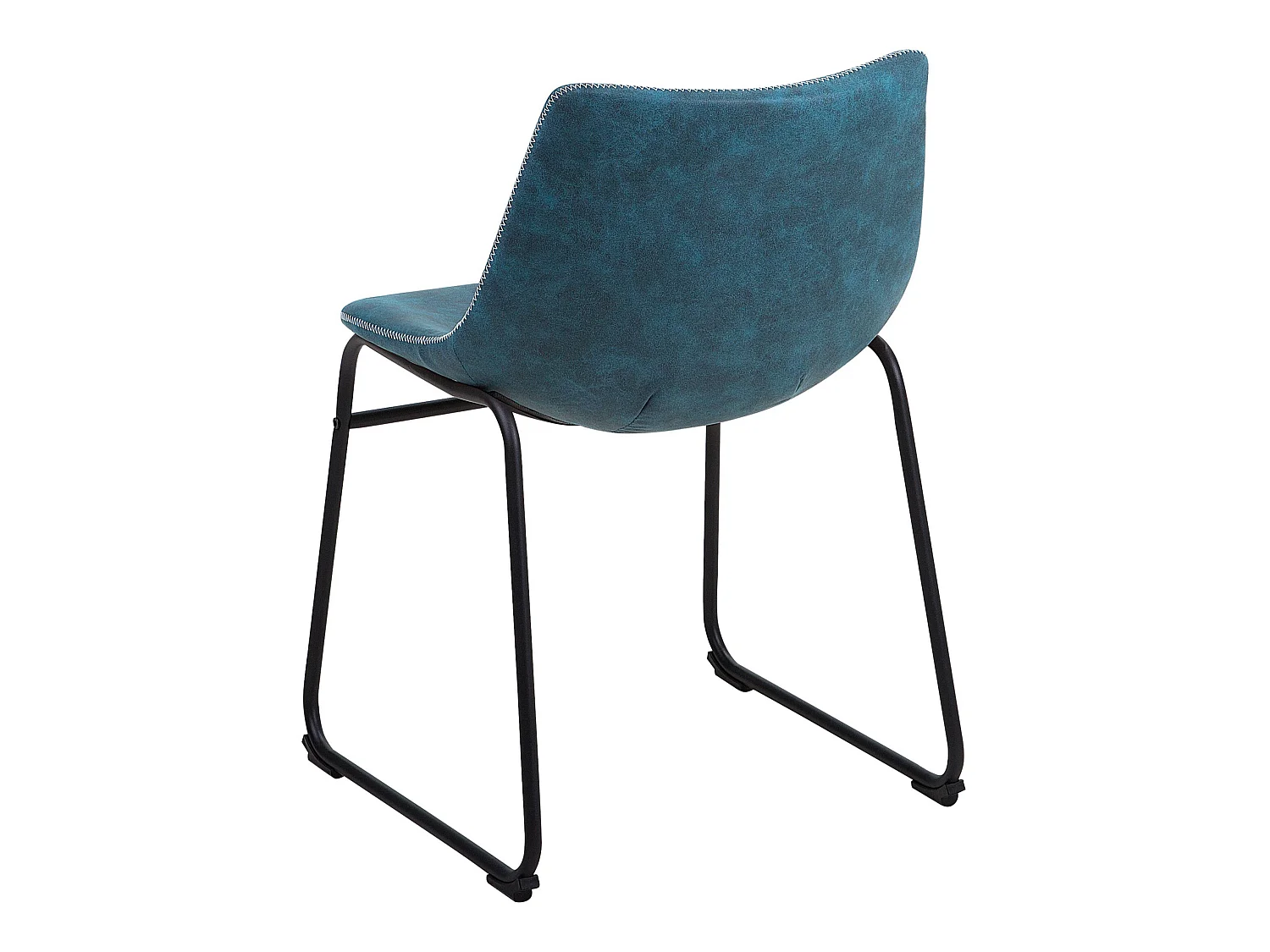 Set van 2 eetkamerstoelen BATAVIA Zeeblauw