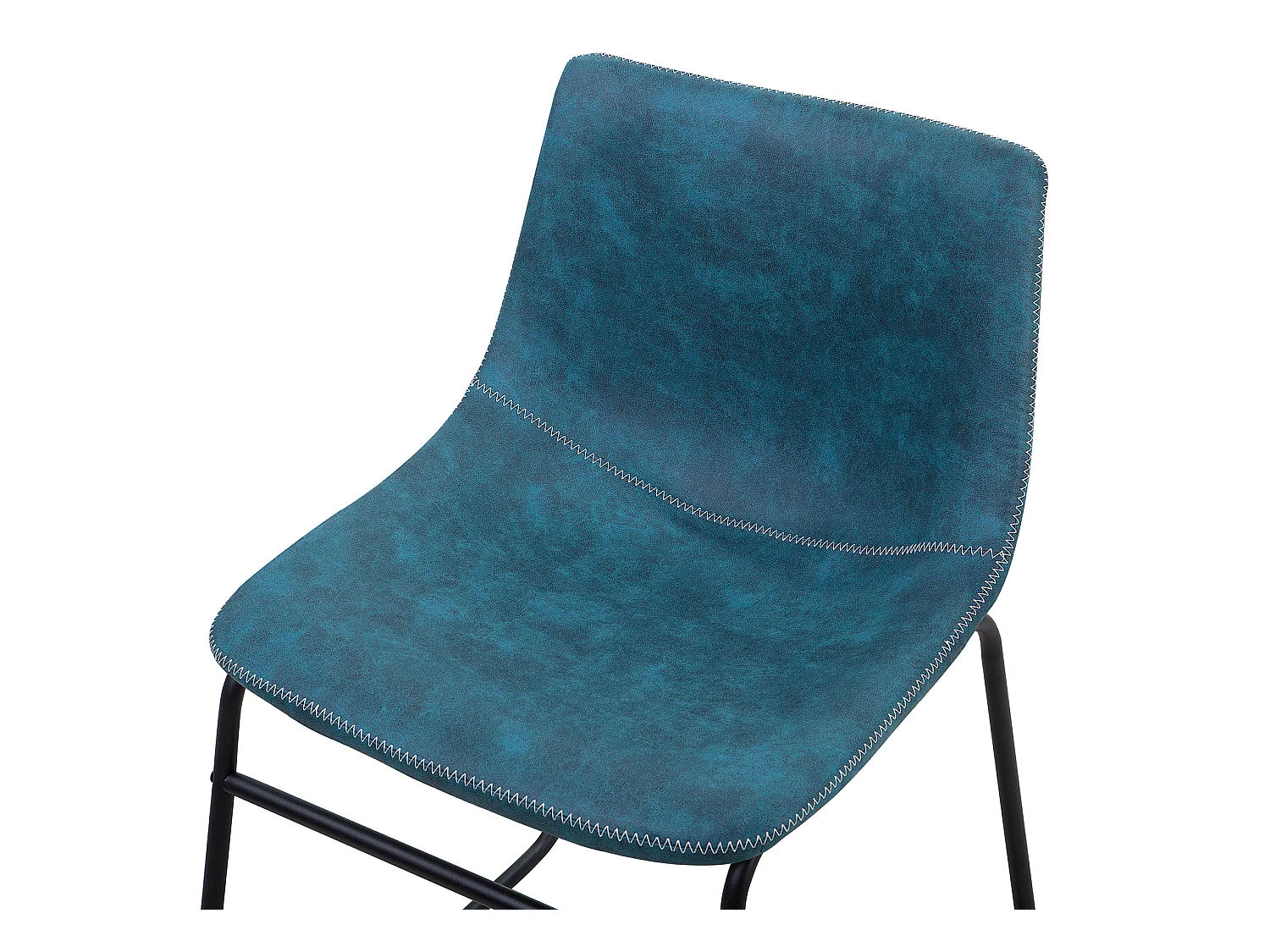 Set van 2 eetkamerstoelen BATAVIA Zeeblauw