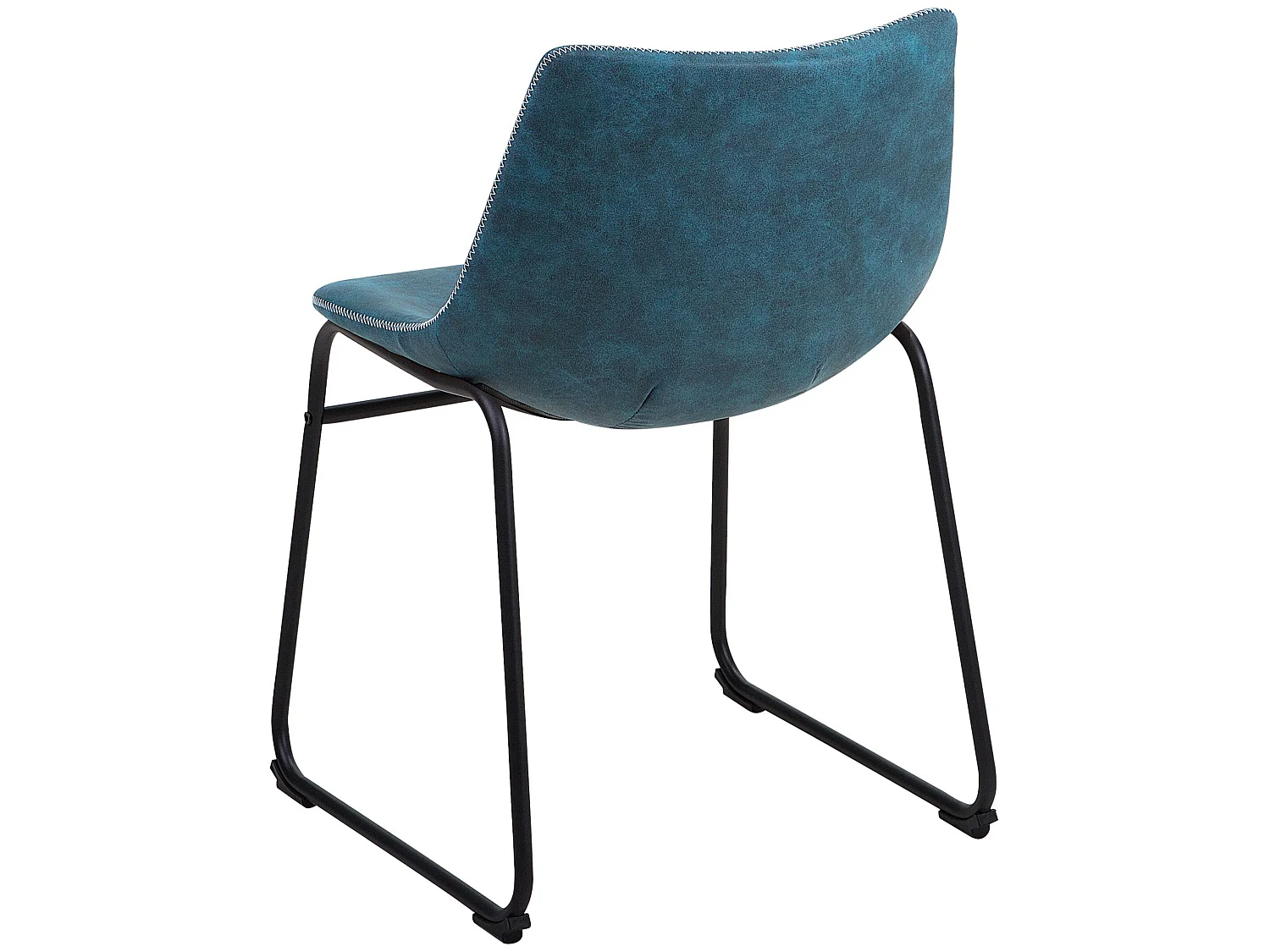 Set van 2 eetkamerstoelen BATAVIA Zeeblauw