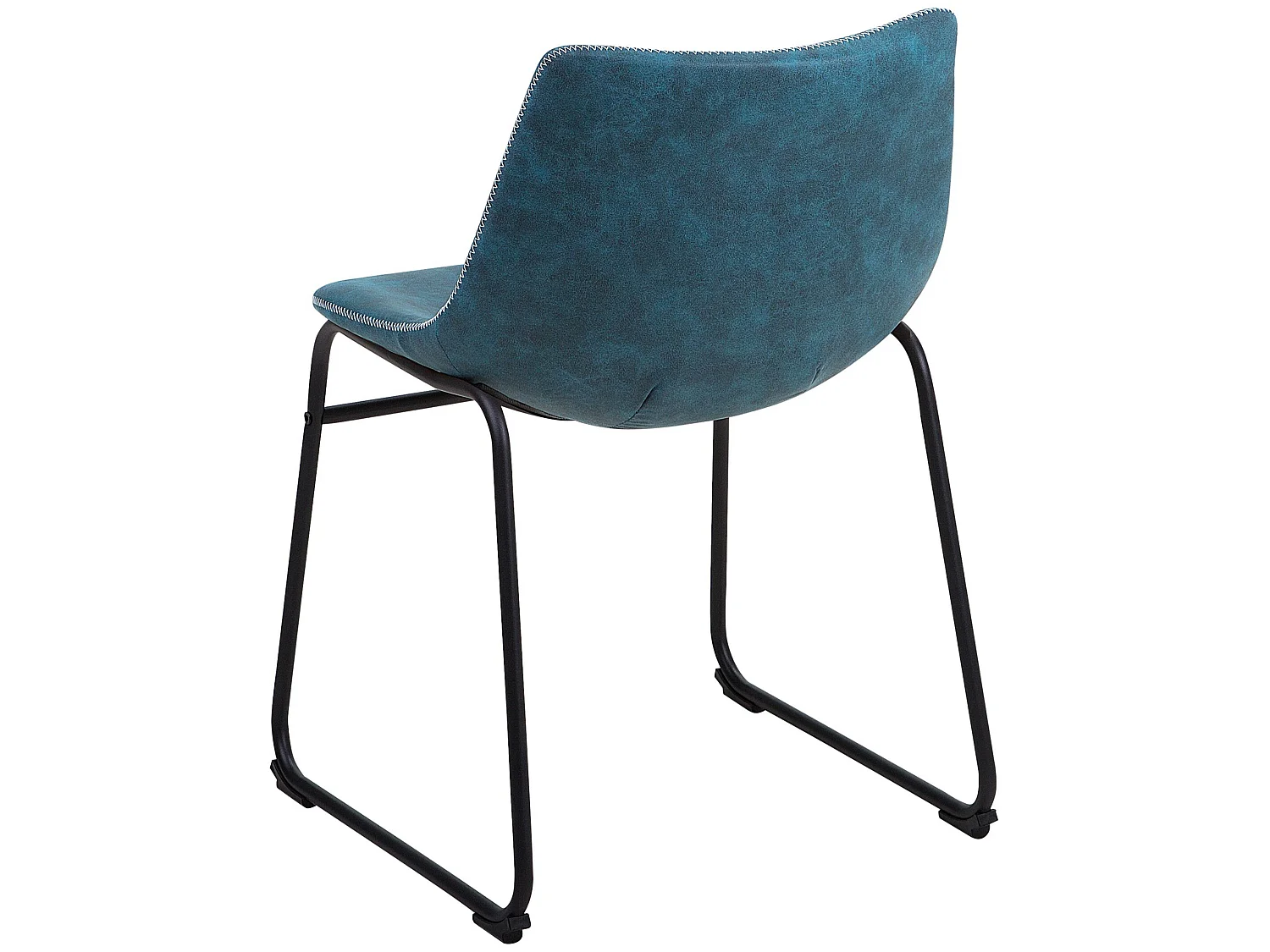 Set van 2 eetkamerstoelen BATAVIA Zeeblauw