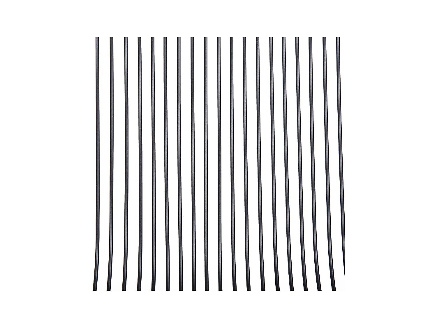 Lässig elegante Stühle aus schwarzem Metall im praktischen 2er Set Aurora