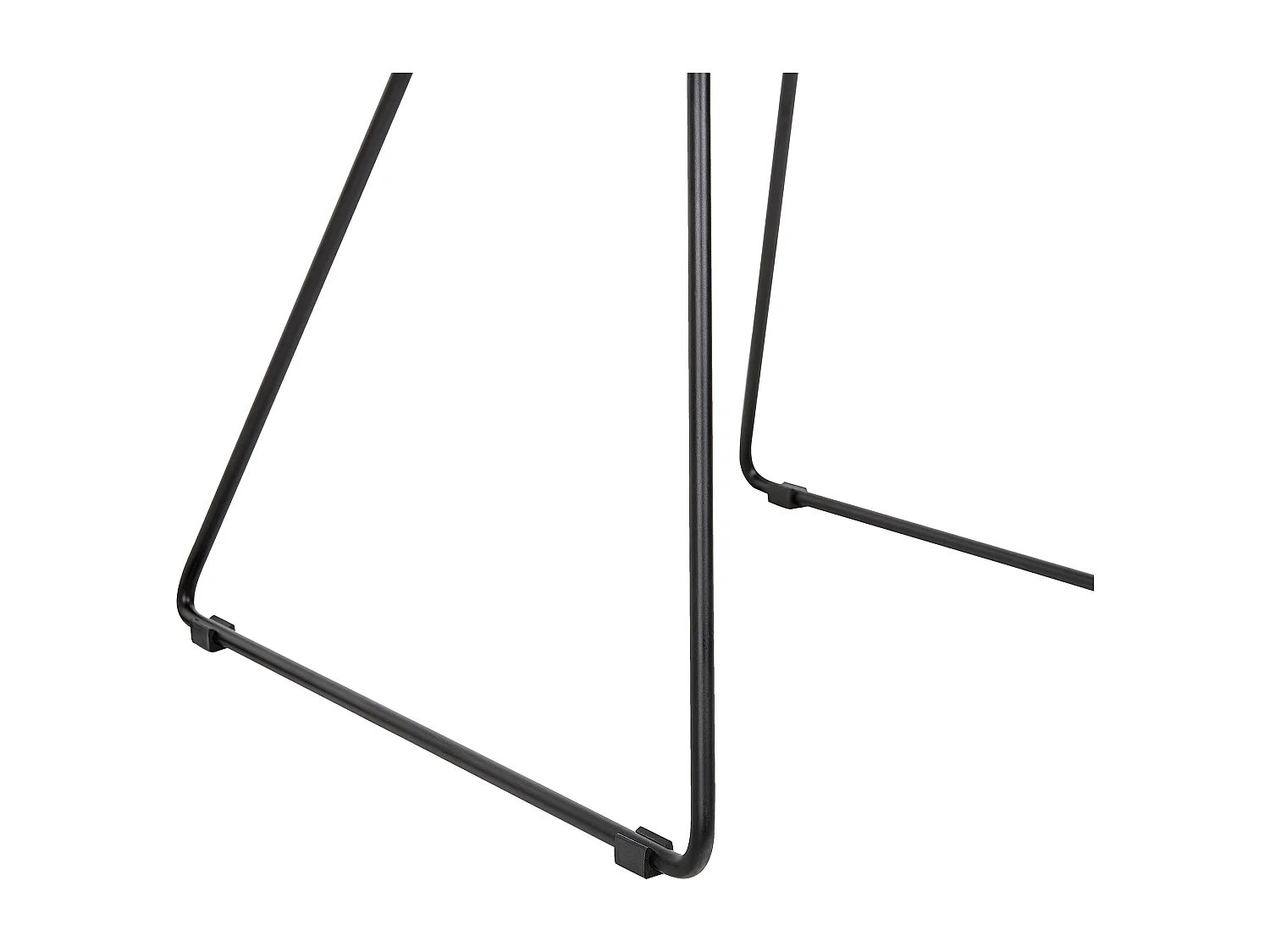 Lot de 2 chaises de salle à manger AURORA Métal Noir