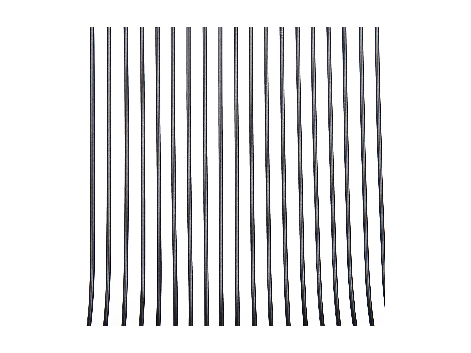 Lot de 2 chaises de salle à manger AURORA Métal Noir