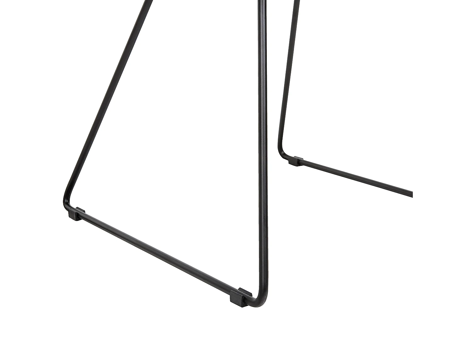 Lot de 2 chaises de salle à manger AURORA Métal Noir