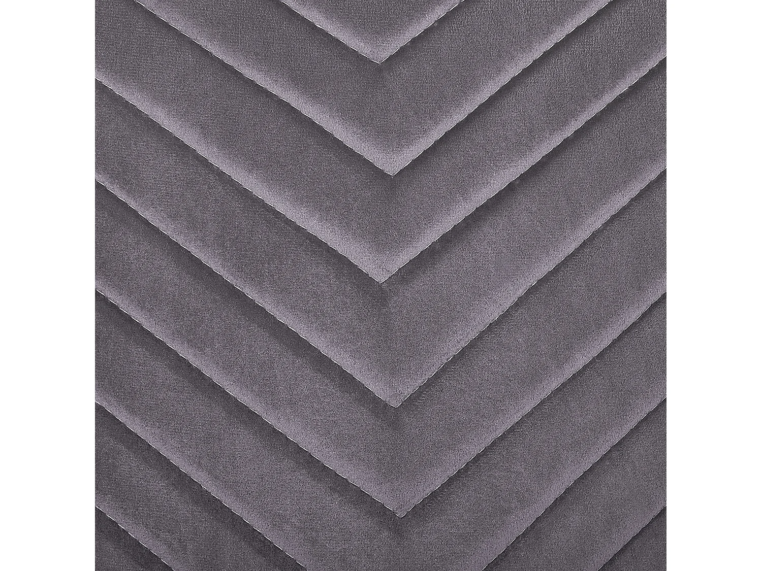 Lot de 2 chaises de salle à manger ALTOONA Velours Gris