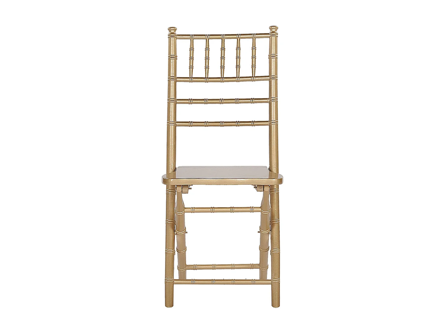 Set van 4 eetkamerstoelen MACHIAS Beukenhout Goud