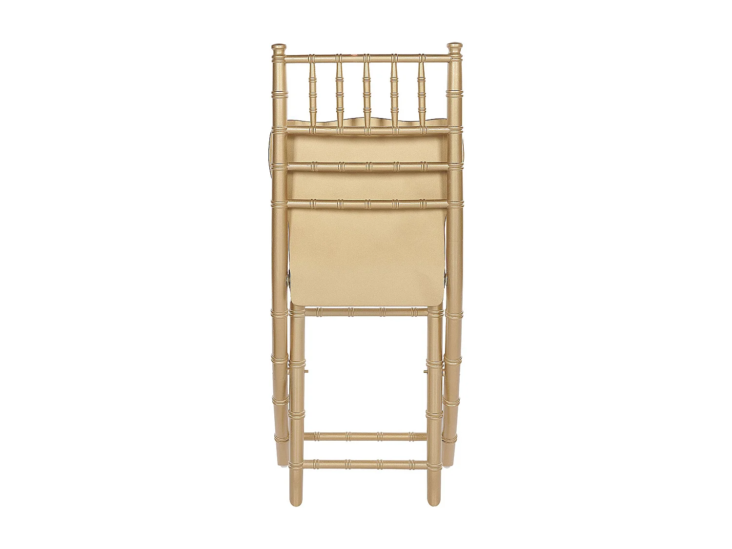 Set van 4 eetkamerstoelen MACHIAS Beukenhout Goud