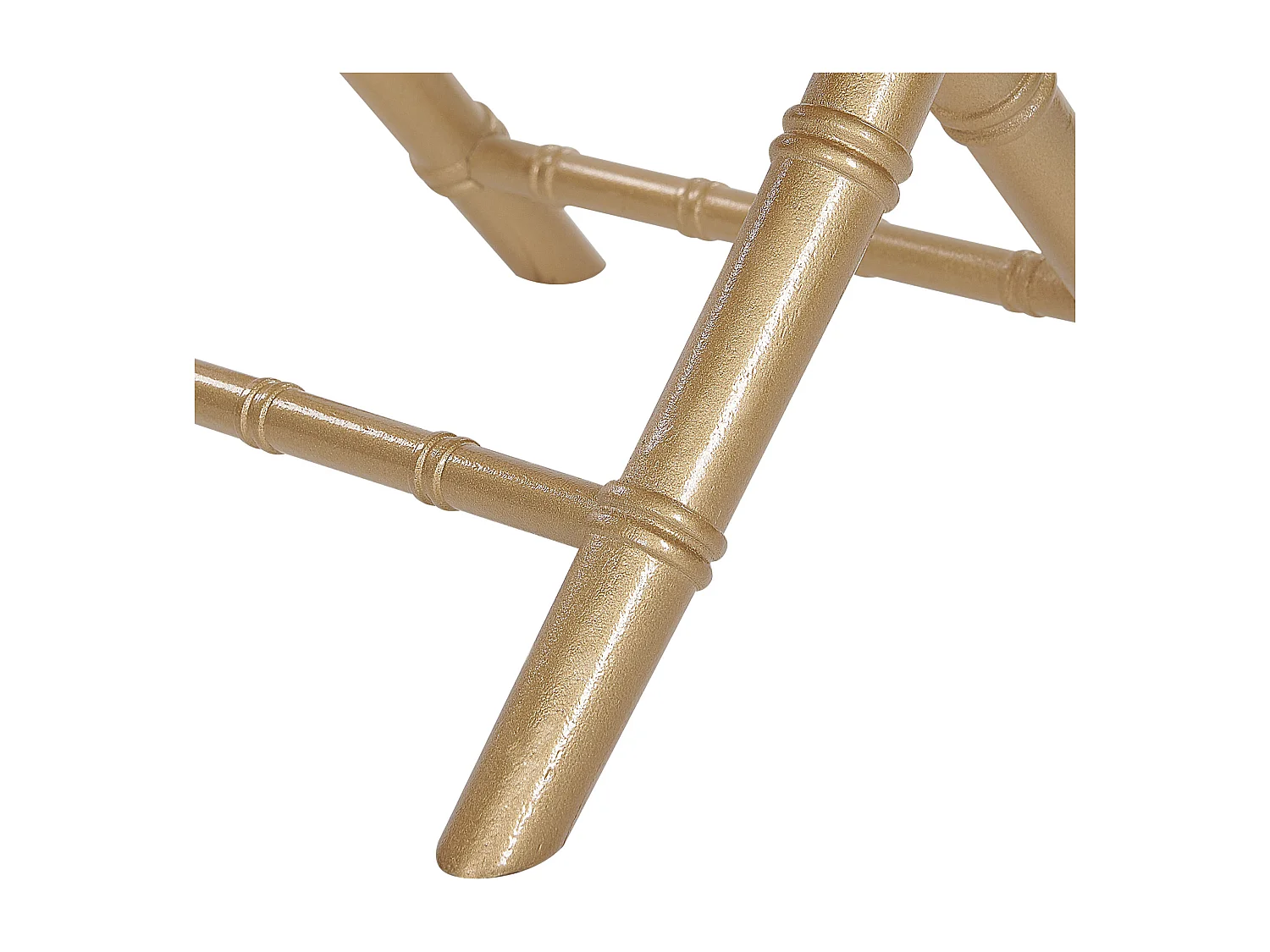 Conjunto de 4 cadeiras de jantar MACHIAS Madeira de faia Dourado