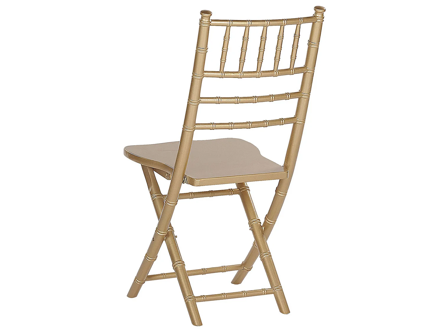 Set van 4 eetkamerstoelen MACHIAS Beukenhout Goud