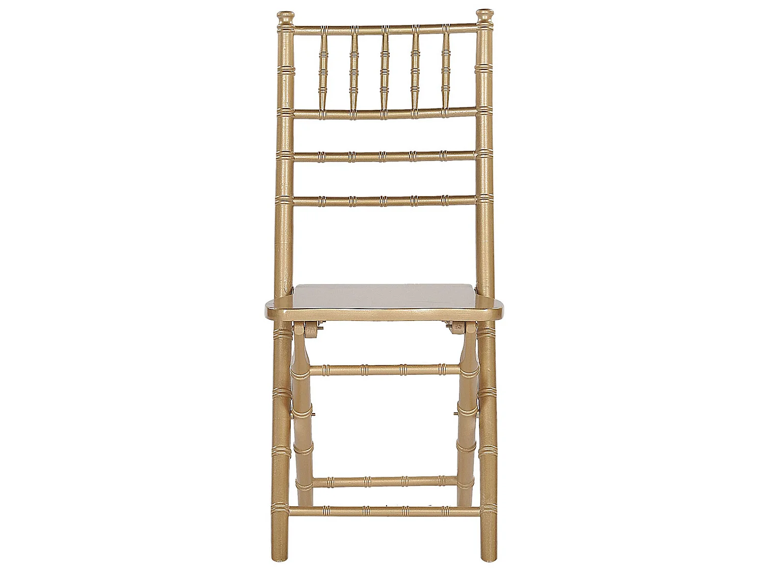 Set van 4 eetkamerstoelen MACHIAS Beukenhout Goud