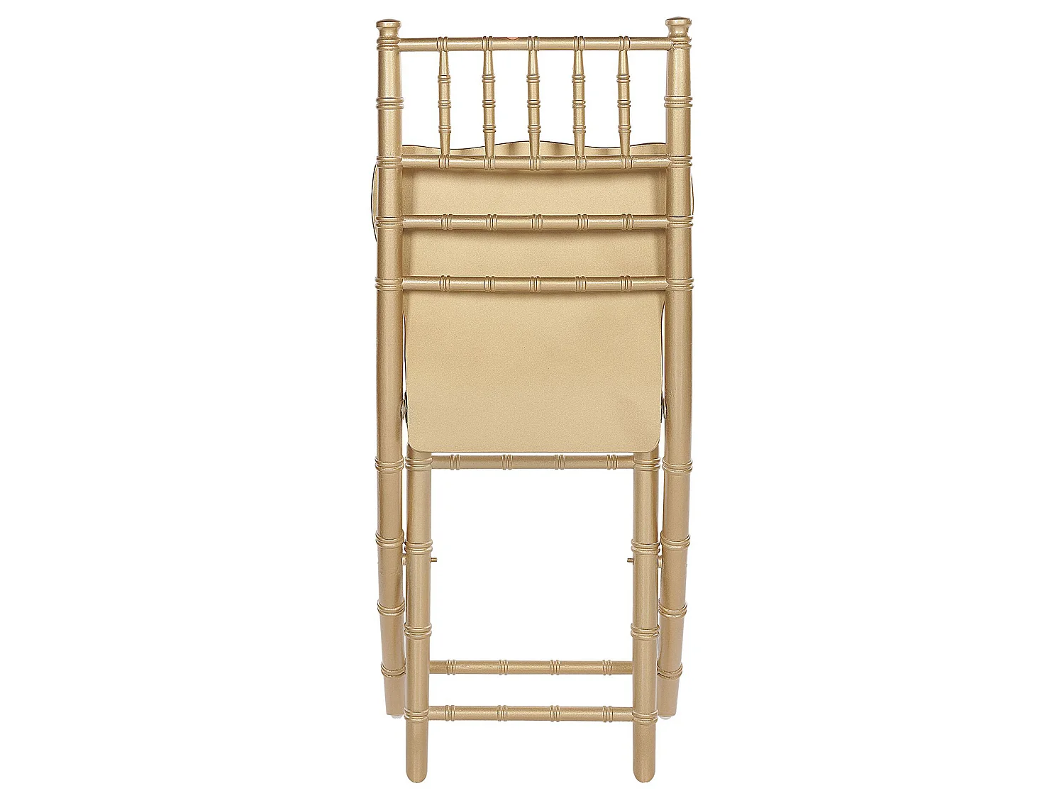 Set van 4 eetkamerstoelen MACHIAS Beukenhout Goud