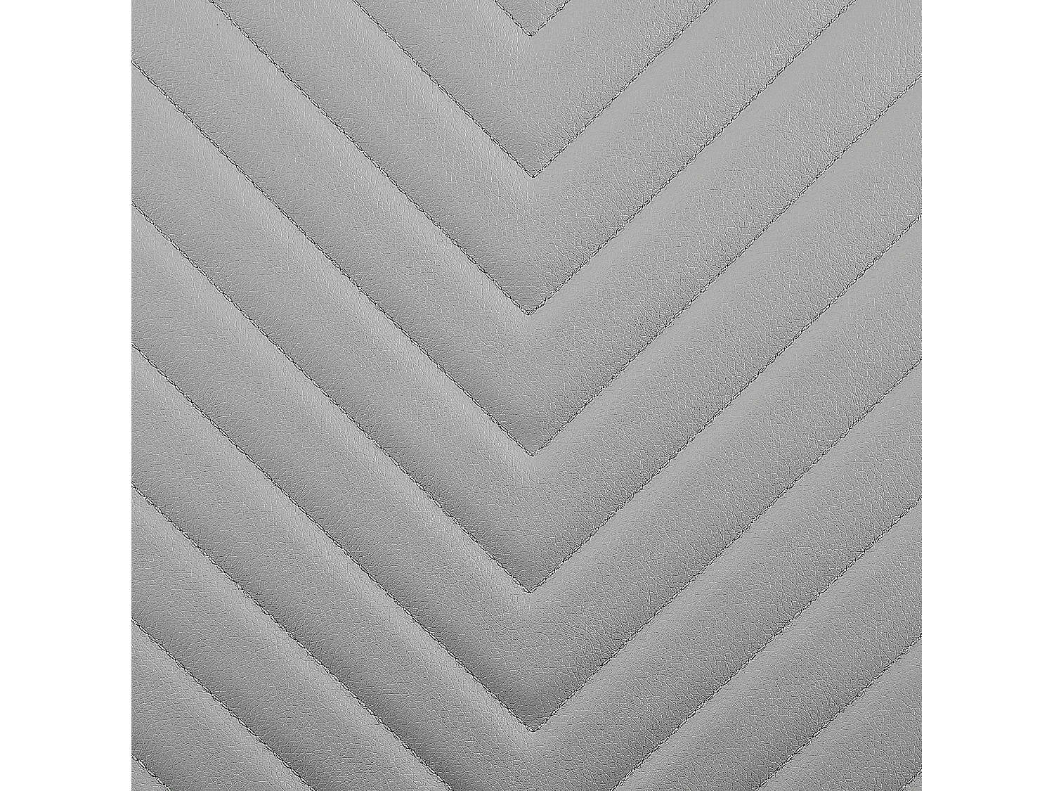 Lot de 2 chaises de salle à manger PICKNES Cuir PU Gris clair