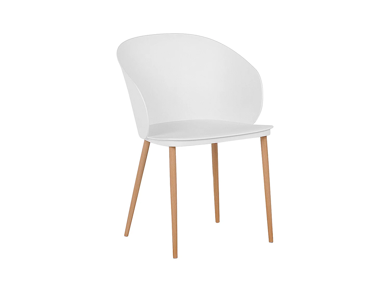 Lot de 2 chaises de salle à manger BLAYKEE Blanc