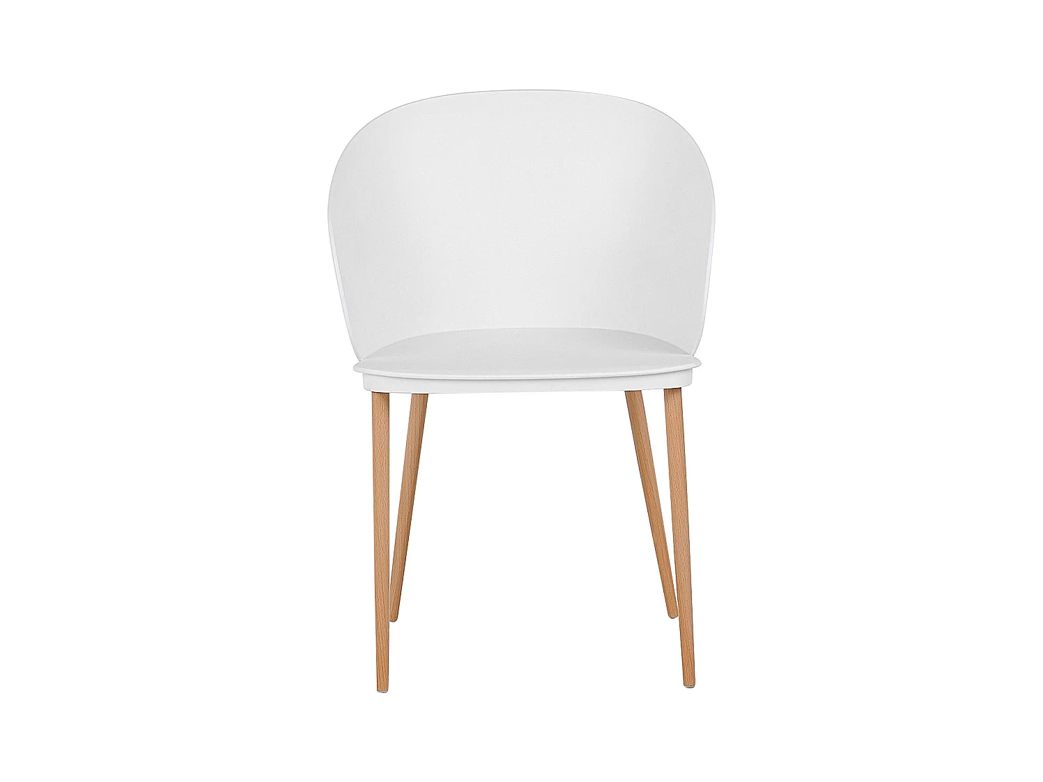 Lot de 2 chaises de salle à manger BLAYKEE Blanc