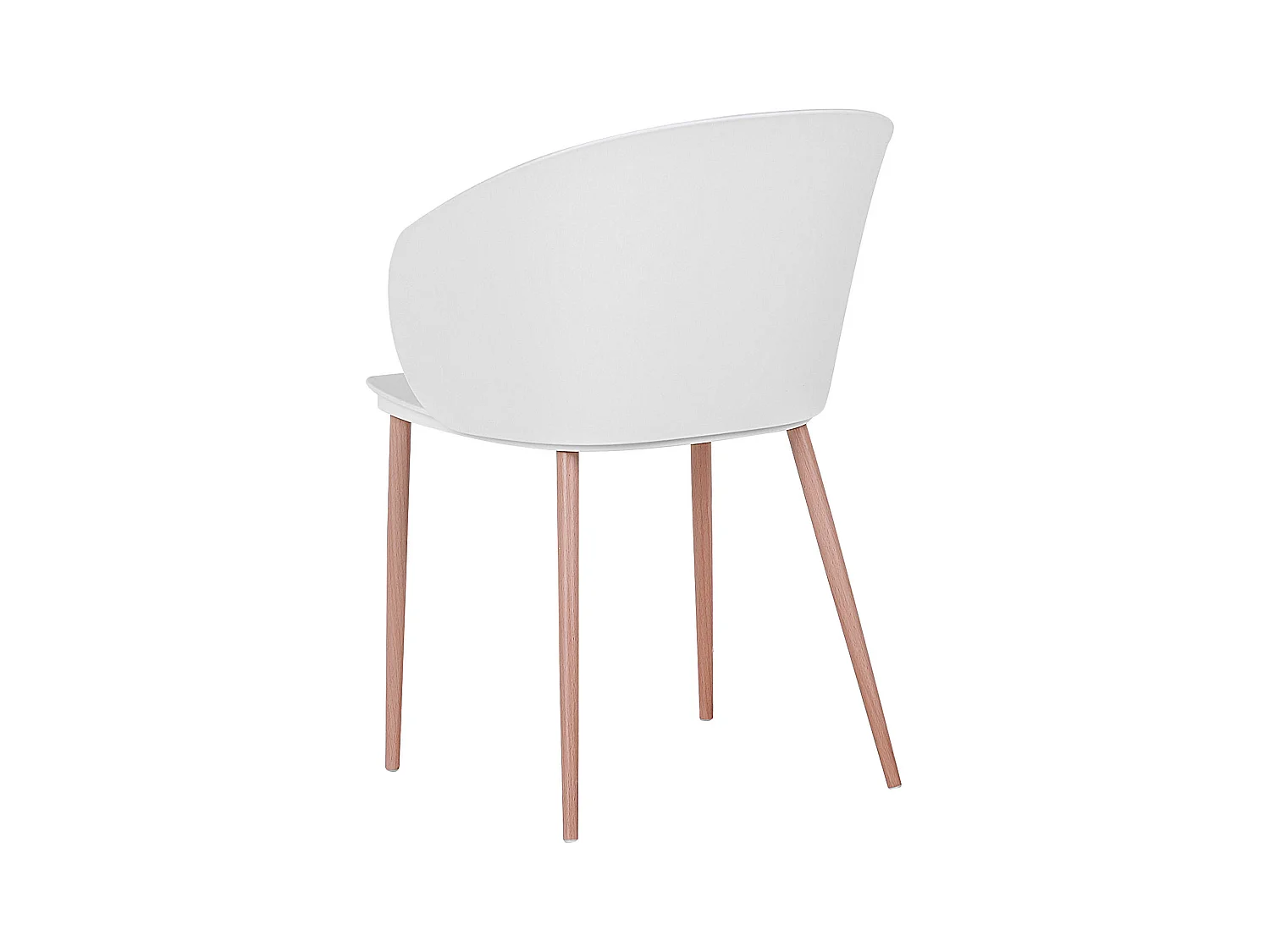 Lot de 2 chaises de salle à manger BLAYKEE Blanc