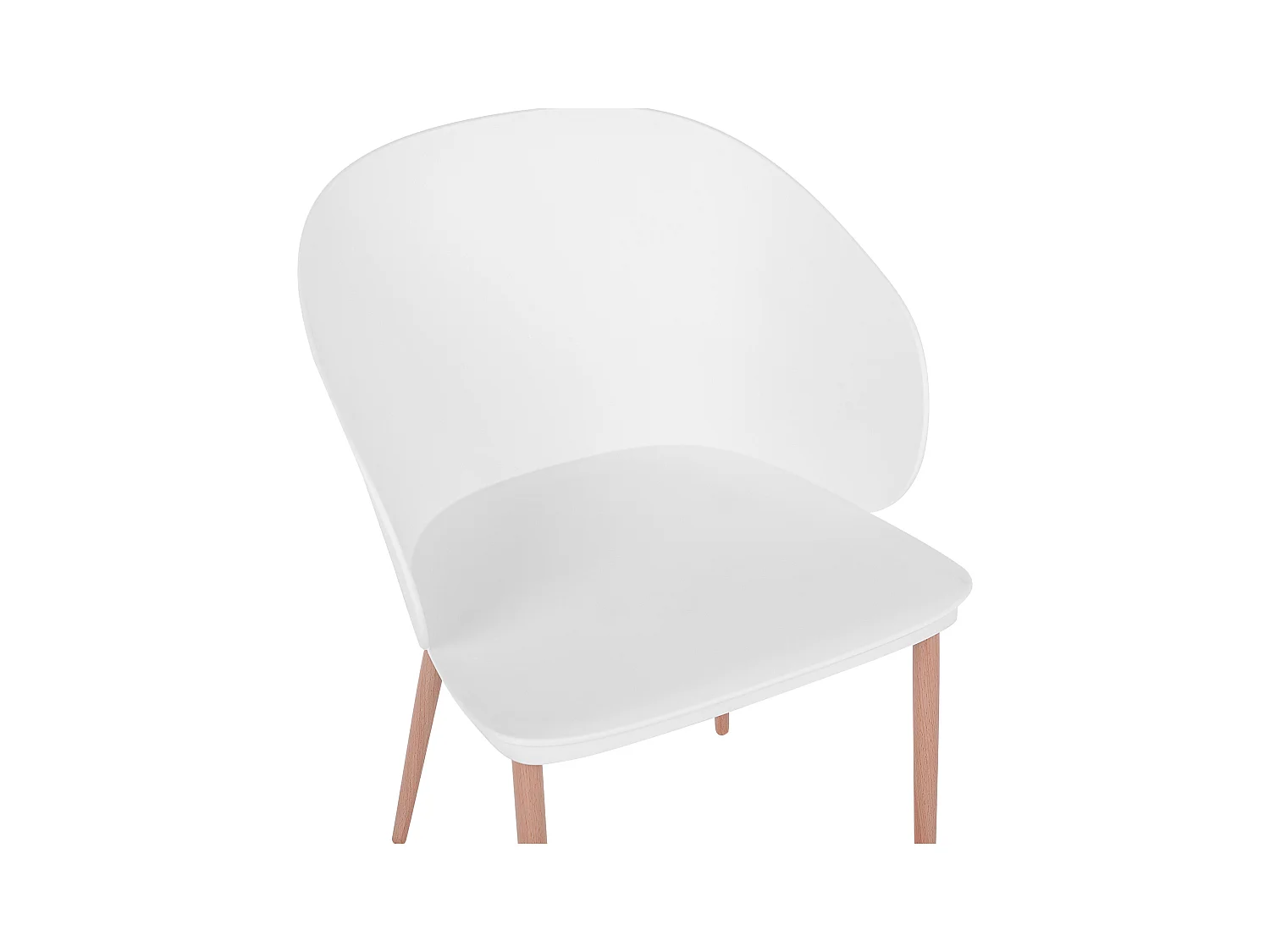 Lot de 2 chaises de salle à manger BLAYKEE Blanc