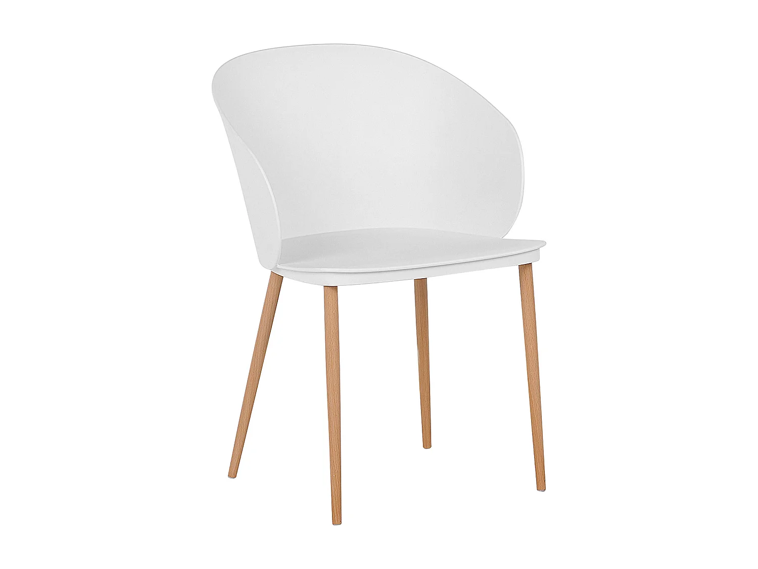 Lot de 2 chaises de salle à manger BLAYKEE Blanc